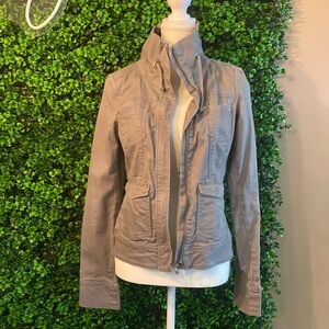 Gray Jean Utility Jacket